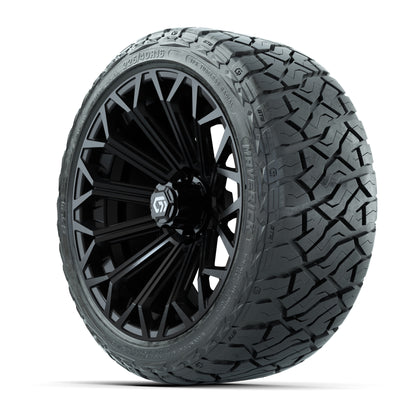 GTW® Phantom Gloss Black 16 in Wheels with 225/40-R16 Maverick Street Tires - Full Set