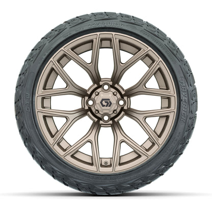 GTW® Monaco Matte Bronze 16 in Wheels with 225/40-R16 Maverick Street Tires - Full Set