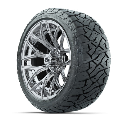 GTW® Monaco Chrome 16 in Wheels with 225/40-R16 Maverick Street Tires - Full Set