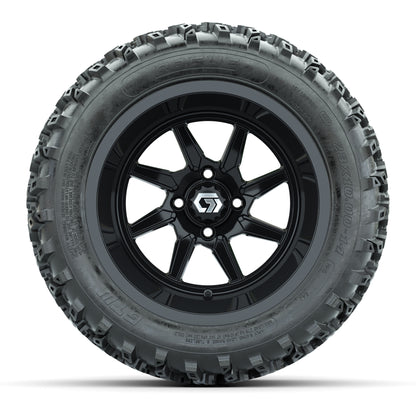 GTW® Reaper Gloss Black 14 in Wheels with 23X10-R14 Rogue All-Terrain Tires - Full Set