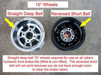 2008-15 EZGO RXV Electric - Jake's Non-Lifted Brake Kit
