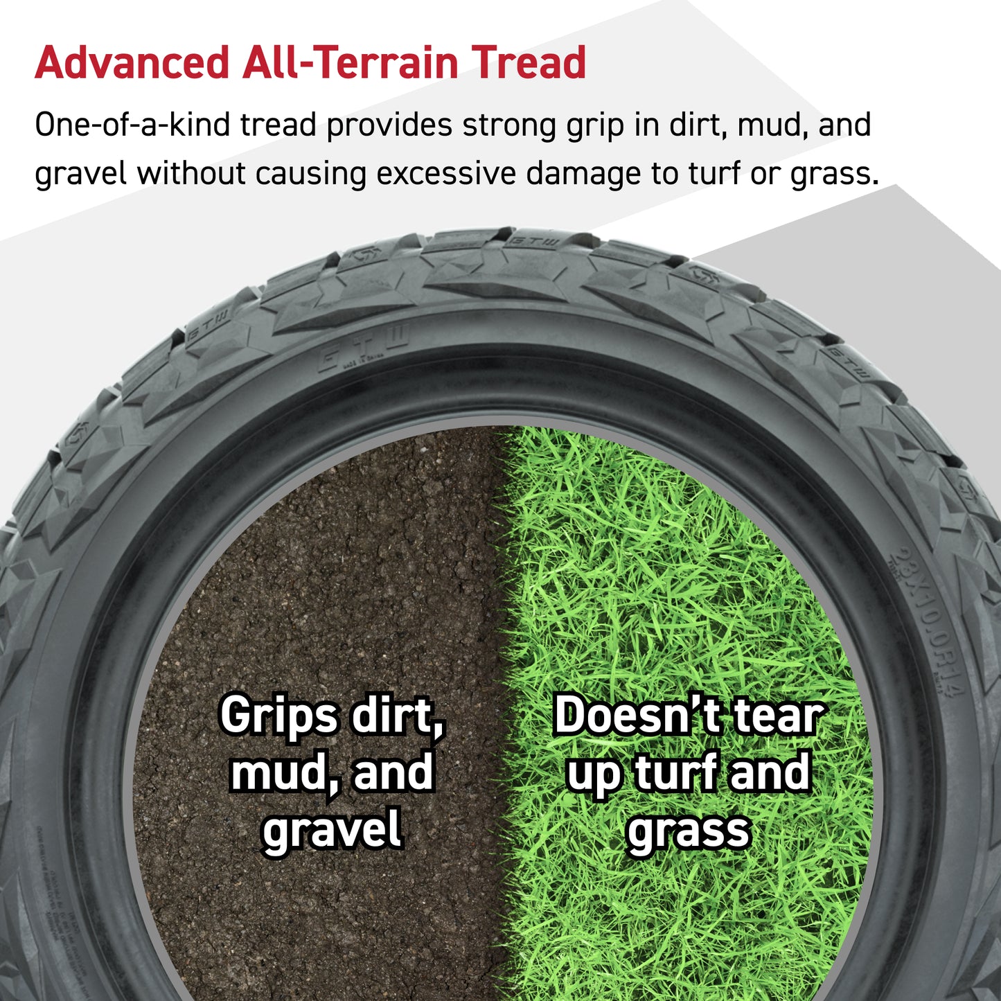 GTW® Assault Matte Bronze 15 in Wheels with 23X10-R15 Maverick Steel Belted Radial All-Terrain Tires - Full Set