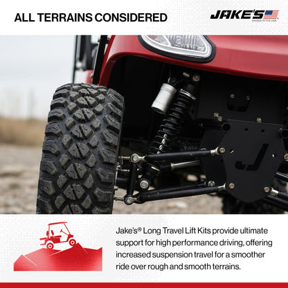 Jake’s Yamaha Drive2 Gas Models with Independent Rear Suspension Long Travel Kit (Years 2017-Up)