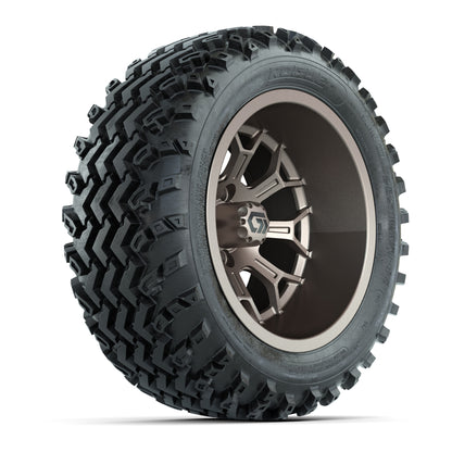 GTW® Assault Matte Bronze 14 in Wheels with 23X10-R14 Rogue All-Terrain Tires - Full Set