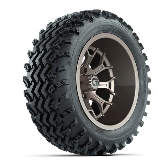 GTW® Assault Matte Bronze 14 in Wheels with 23X10-R14 Rogue All-Terrain Tires - Full Set