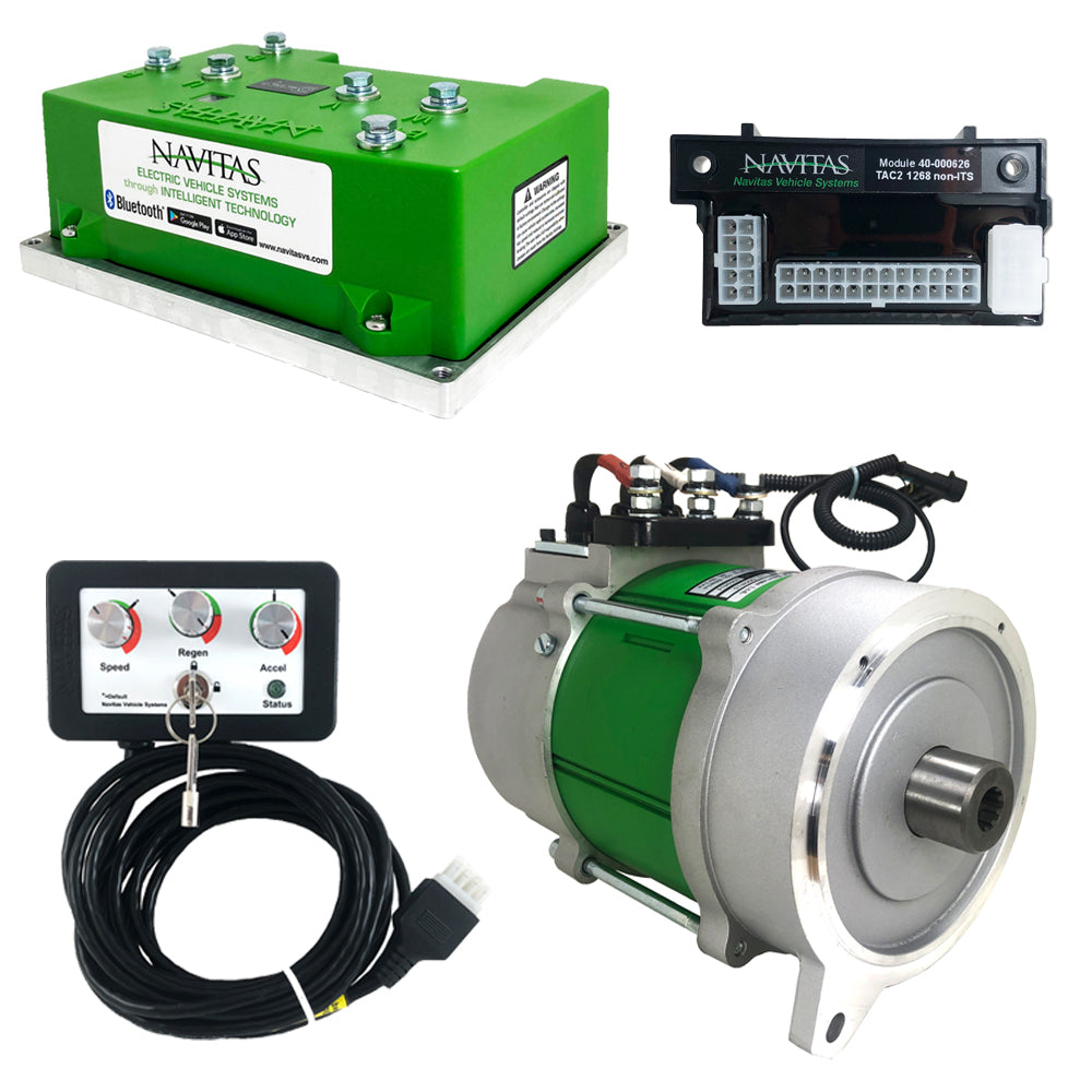Navitas Club Car (1268 Non-ITS) 600A 5KW DC to AC Conversion Kit with On-the-Fly Programmer