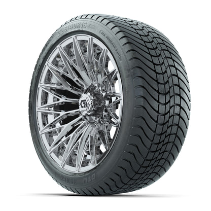 GTW® Blur Chrome 16 in Wheels with 225/40-R16 Mamba Street Tires - Full Set