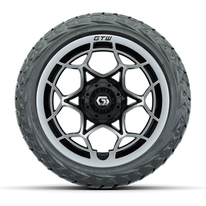 GTW Nexus Gloss Black 14 in Wheels with 23x10.00-R14 Maverick All-Terrain Tires – Set of 4