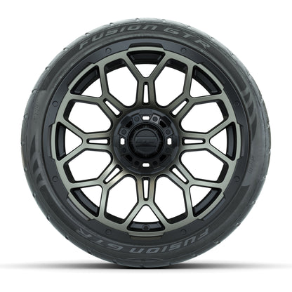 GTW Bravo Matte Bronze 15 in Wheels with 215/40-R15 Fusion GTR Steel Belt Street Tires - Set of 4