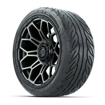 GTW Bravo Matte Bronze 15 in Wheels with 215/40-R15 Fusion GTR Steel Belt Street Tires - Set of 4