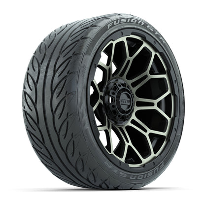 GTW Bravo Matte Bronze 15 in Wheels with 215/40-R15 Fusion GTR Steel Belt Street Tires - Set of 4