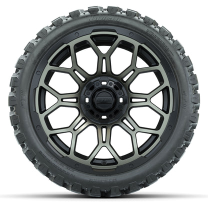 GTW® Bravo Bronze 15 in Wheels with 23 in Nomad All Terrain Tires - Set of 4