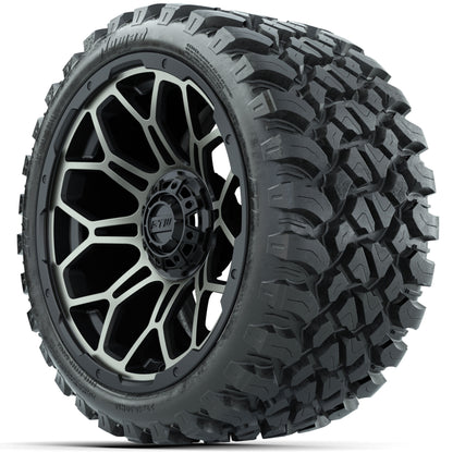 GTW® Bravo Bronze 15 in Wheels with 23 in Nomad All Terrain Tires - Set of 4