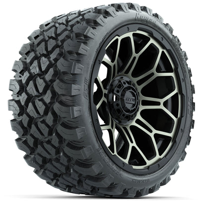 GTW® Bravo Bronze 15 in Wheels with 23 in Nomad All Terrain Tires - Set of 4