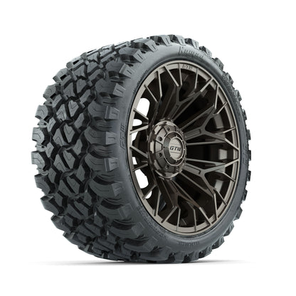 GTW® Stellar Matte Bronze 15 in Wheels with 23x10-R15 Nomad All-Terrain Tires - Set of 4