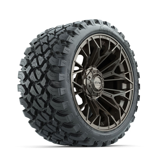 GTW® Stellar Matte Bronze 15 in Wheels with 23x10-R15 Nomad All-Terrain Tires - Set of 4