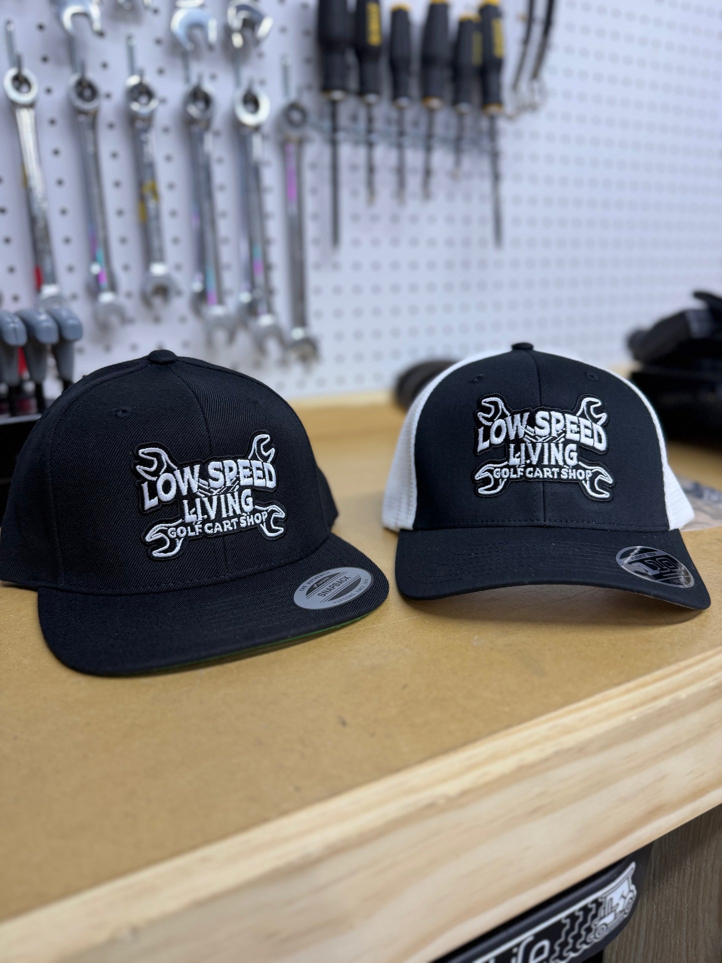 Low Speed Living Golf Cart Shop Hats