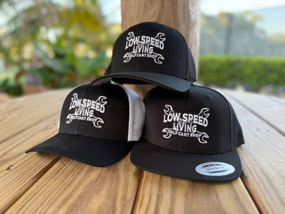 Low Speed Living Golf Cart Shop Hats