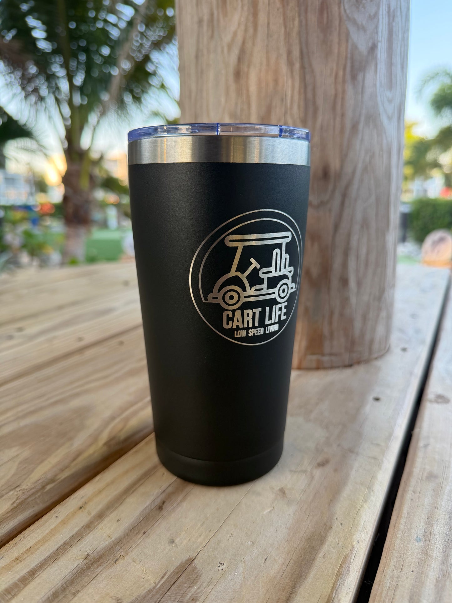 Cart Life 20oz Insulated Tumbler - Black