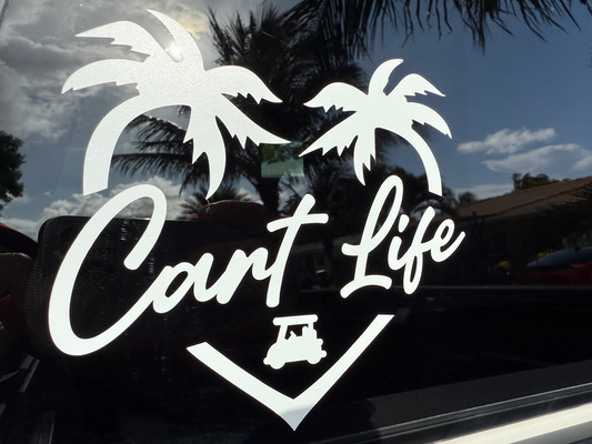Cart Life Vinyl Transfer Sticker