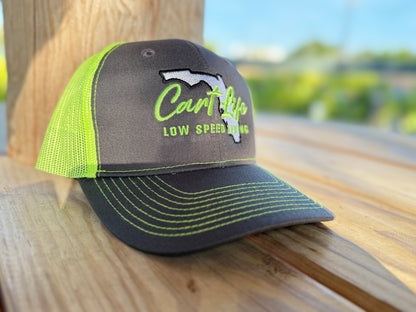 Cart Life Florida Logo Hat - Neon Yellow