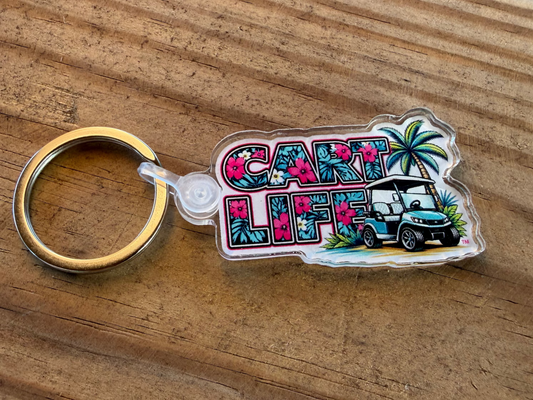 Cart Life Paradise Keychain