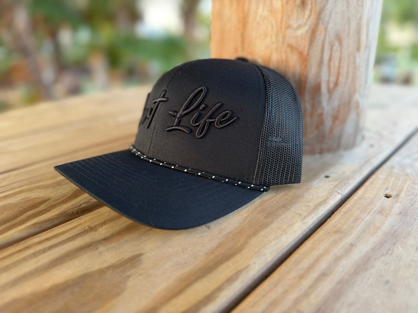Cart Life Black on Black Snapback Hat