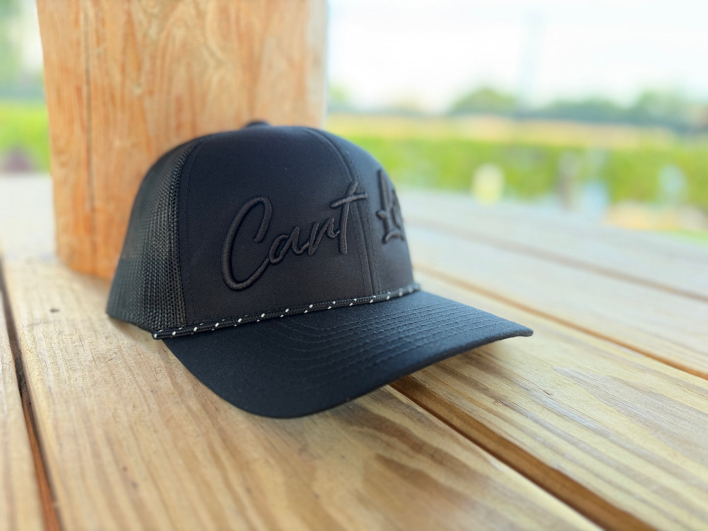 Cart Life Black on Black Snapback Hat
