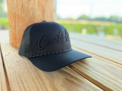 Cart Life Black on Black Snapback Hat