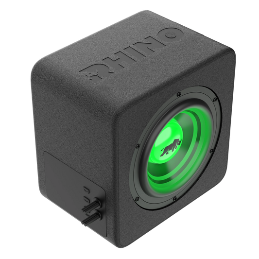 Lithium Rhino LED 8" Subwoofer w/ Aux Cable