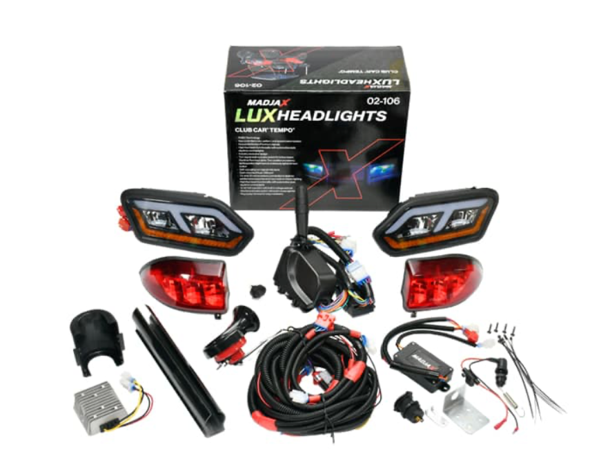 MadJax® Club Car Tempo LUX Headlight Kit (Years 2018-Up)