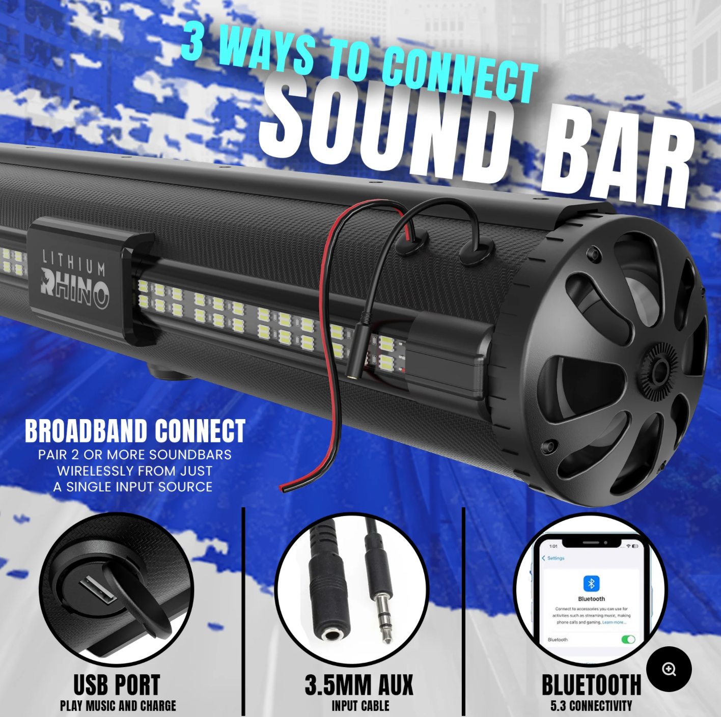 Lithium Rhino-GX500 Soundbar
