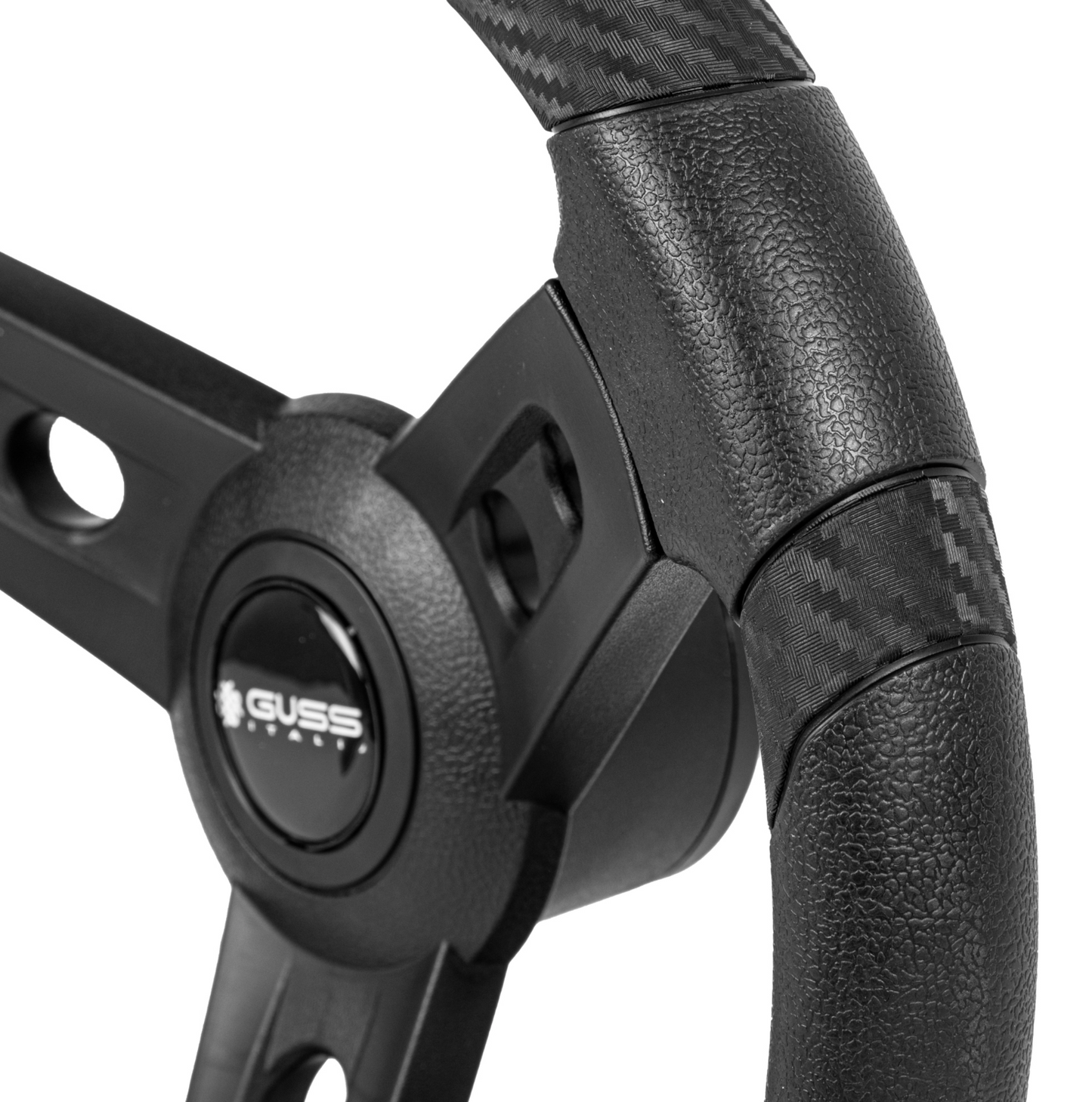 Gussi Italia® Lugana Black Steering Wheel - Pick Fitment