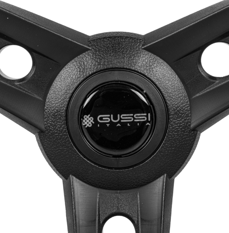Gussi Italia® Lugana Black Steering Wheel - Pick Fitment