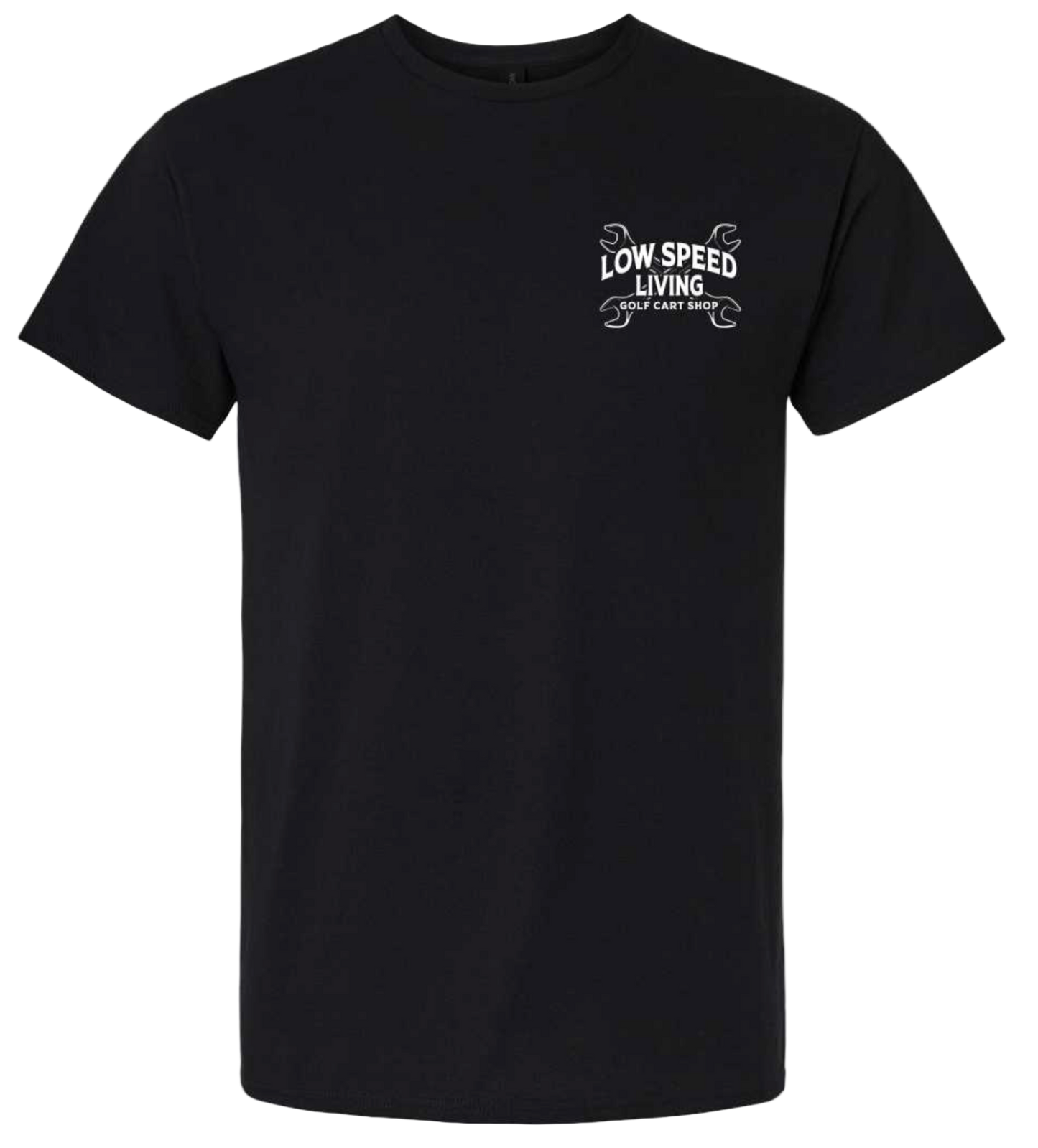 Low Speed Living Golf Cart Shop T-Shirt
