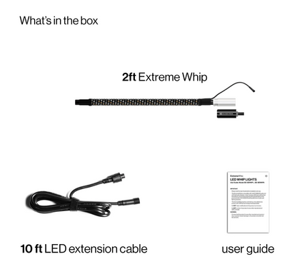 Extreme Whip Qty 1 X 2Ft