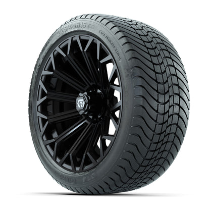 GTW® Phantom Gloss Black 16 in Wheels with 225/40-R16 Mamba Street Tires - Full Set