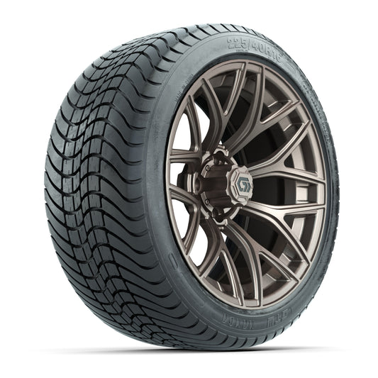 GTW® Monaco Matte Bronze 16 in Wheels with 225/40-R16 Mamba Street Tires - Full Set