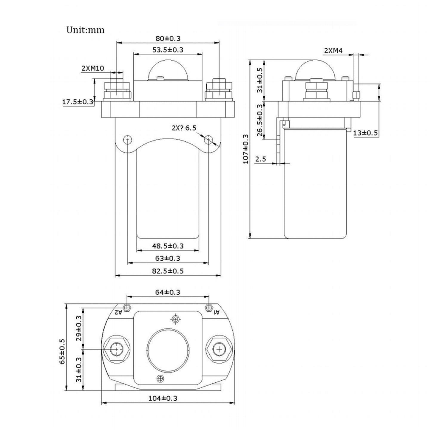 Bolt Energy 48V HD Solenoid (36V Compatible)