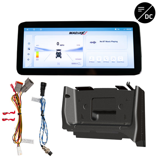 MadJax® Kinect™ Display Screen Kit for D/C motor Club Car Precedent/Tempo/Onward with Bolt Battery Setup