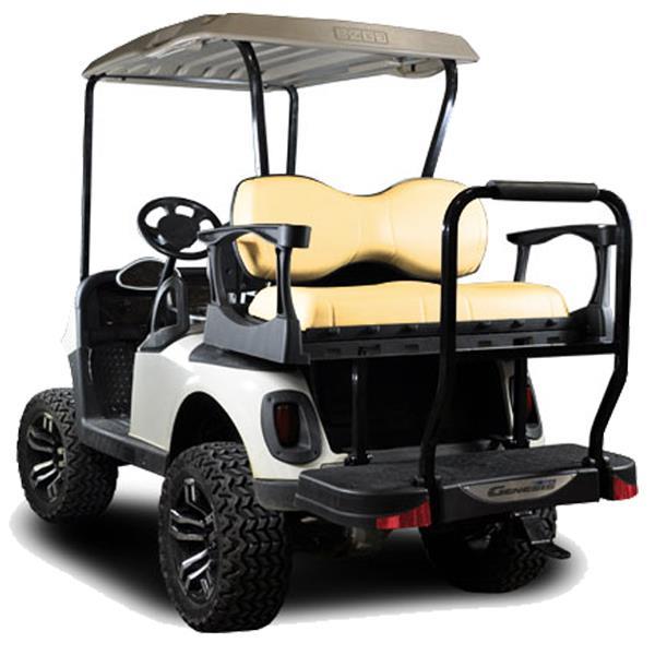 EZGO RXV MadJax® Genesis 300 Rear Seat with Deluxe Seat Cushions - PICK COLOR (2008+)