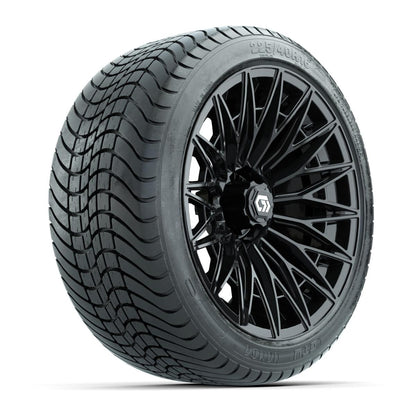 GTW® Blur Gloss Black 16 in Wheels with 225/40-R16 Mamba Street Tires - Full Set