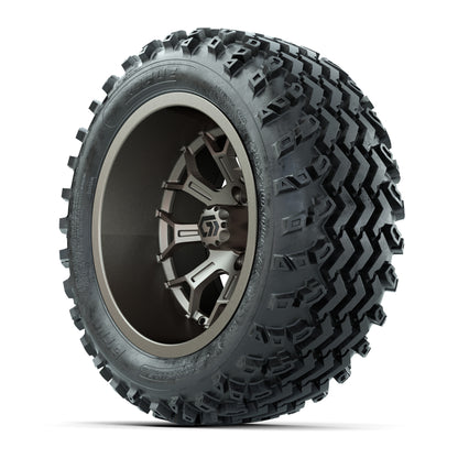 GTW® Assault Matte Bronze 14 in Wheels with 23X10-R14 Rogue All-Terrain Tires - Full Set