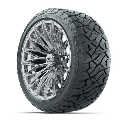 GTW® Blur Chrome 16 in Wheels with 225/40-R16 Maverick Street Tires - Full Set