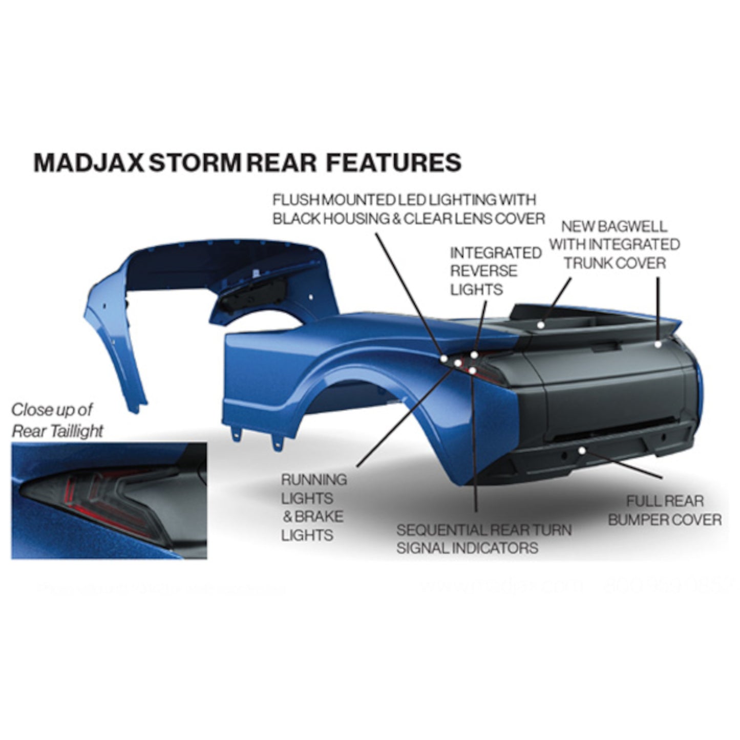 Storm Body Kit - For EZGO TXT - SELECT COLOR