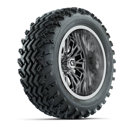 GTW® Viper Chrome 14 in Wheels with 23X10-R14 Rogue All-Terrain Tires - Full Set