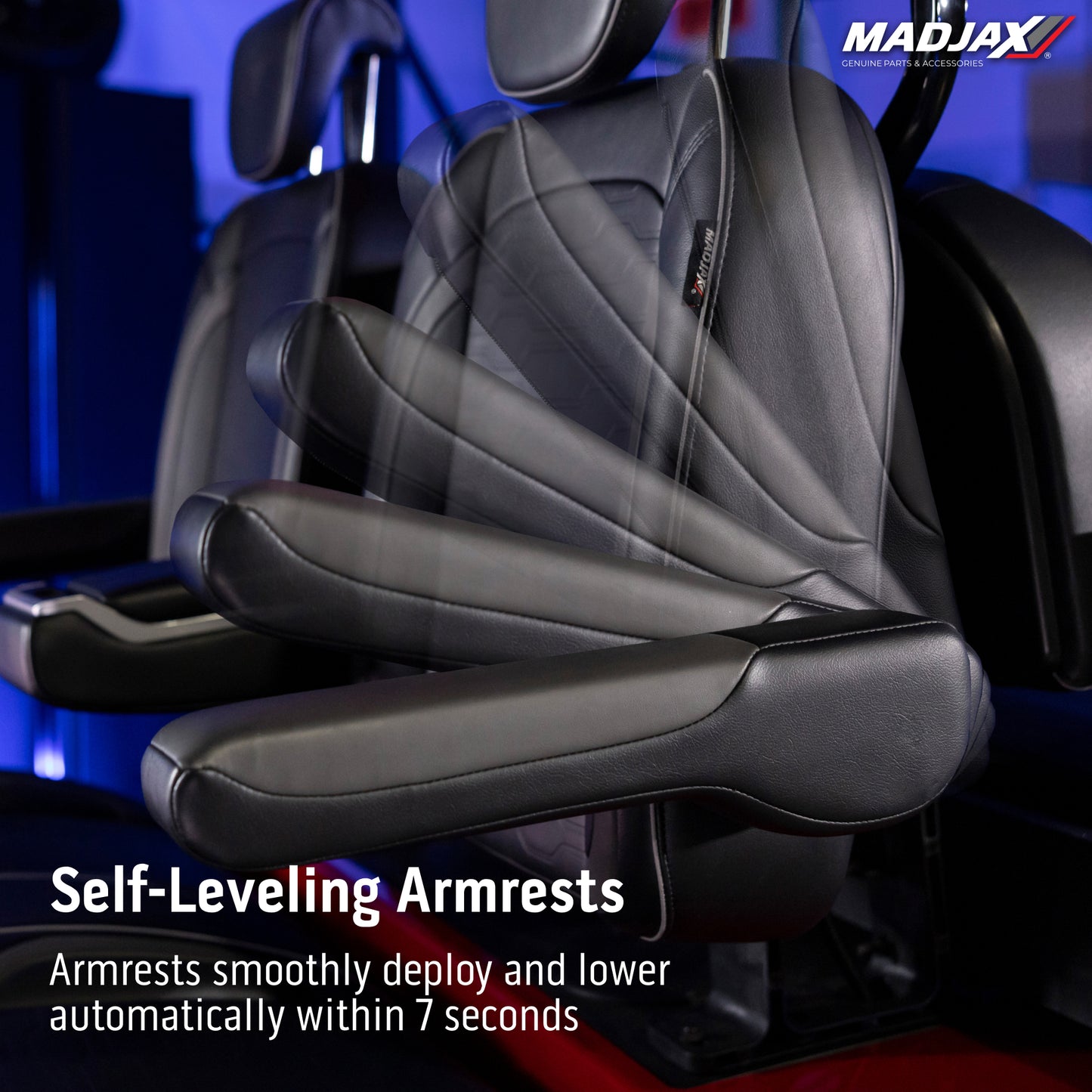 MadJax® XSeries and EZGO TXT Smoke Commander Front Seat Cushions