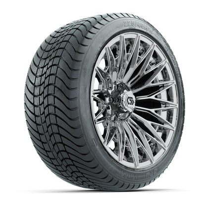 GTW® Blur Chrome 16 in Wheels with 225/40-R16 Mamba Street Tires - Full Set