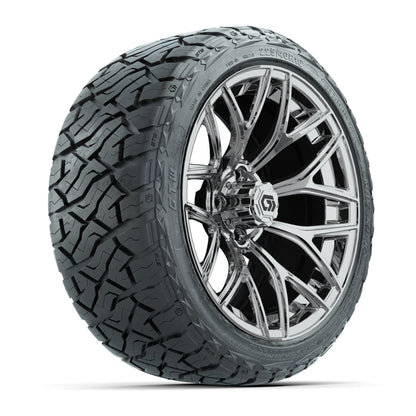 GTW® Monaco Chrome 16 in Wheels with 225/40-R16 Maverick Street Tires - Full Set